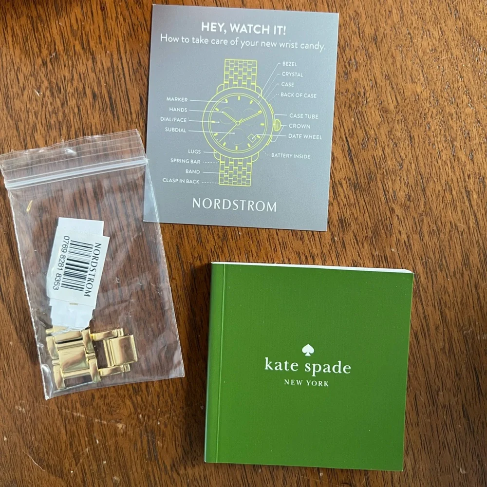 Kate Spade Gold Gramercy Watch 34mm circa 2015 - Picture 6 of 7